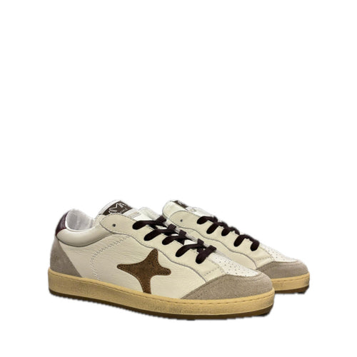 AMA BRAND SNEAKERS SUN 4390 BIANCO-BORDO'