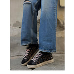 AMA BRAND SNEAKERS SNK 4308 NERO LEPOARDATO