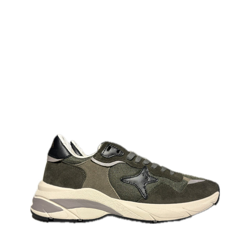 AMA BRAND SNEAKERS MOON 4449 VERDE MILITARE