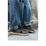 AMA BRAND SNEAKERS SUN 4381 NERO LAMINATO