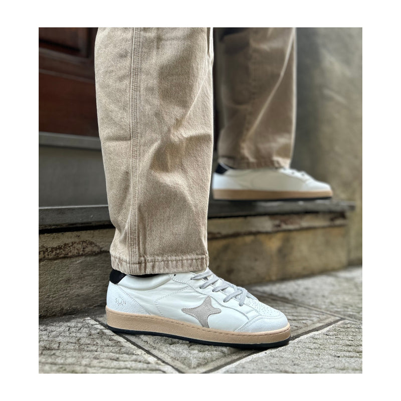 AMA BRAND SNEAKERS SUN 4123 BIANCO-NERO