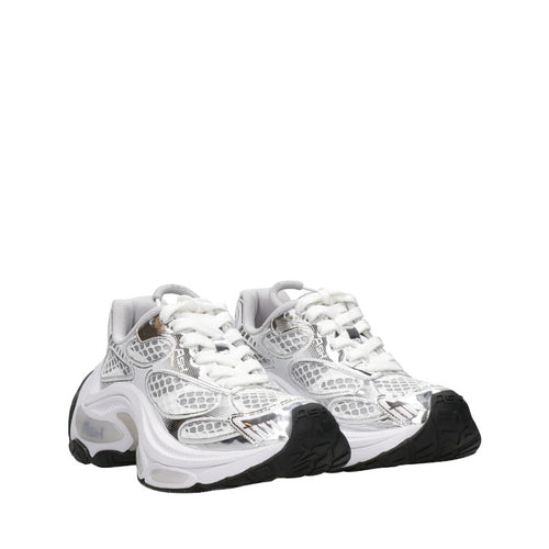 ASH SNEAKERS DRAGON02 MIRROR ARGENTO-BIANCO