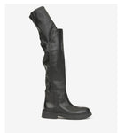 ASH STIVALE ALTO MAXIM01 SOFT MUSTANG NERO-NERO