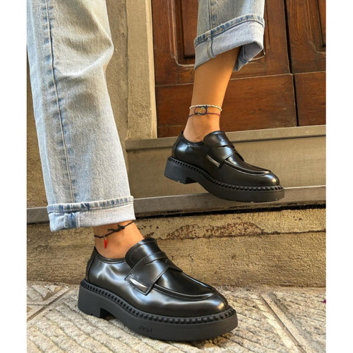 ASH MOCASSINO SUOLA VOLUME MEDUSA 03 PELLE NERO