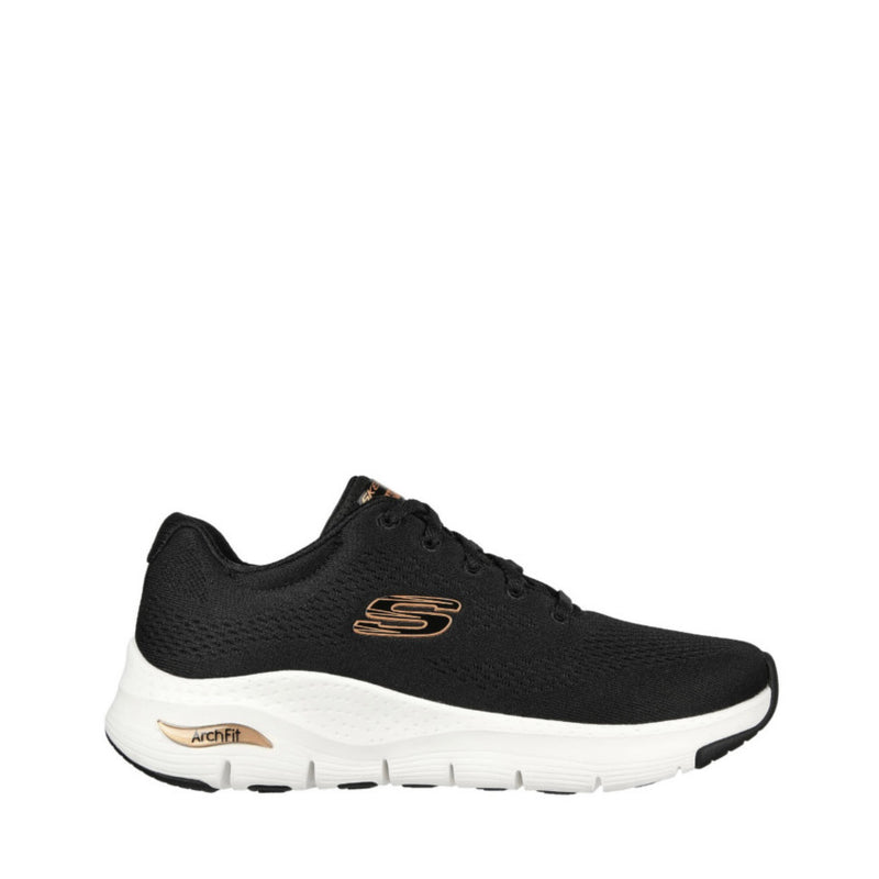 SKECHERS SNEAKERS ARCH FIT BIG APPEAL 149057 NERO-ROSE GOLD
