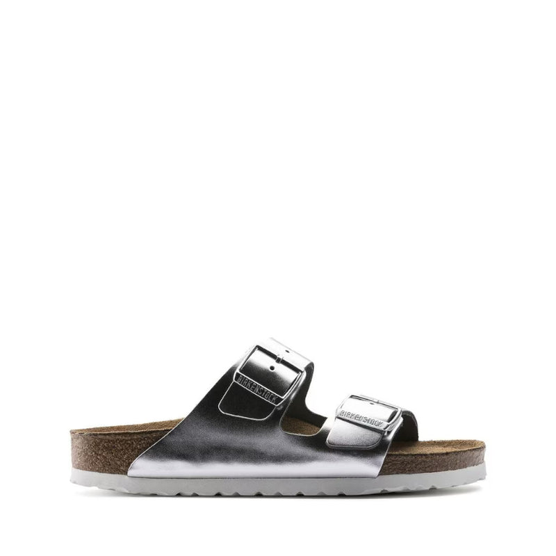 BIRKENSTOCK SANDALO ARIZONA 1005961 METALLIZZATO ARGENTO