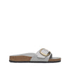 BIRKENSTOCK SANDALO MADRID BIG BUCKLE 1029534 SHINE STONE COIN GRIGIO