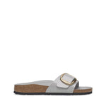 BIRKENSTOCK SANDALO MADRID BIG BUCKLE 1029534 SHINE STONE COIN GRIGIO