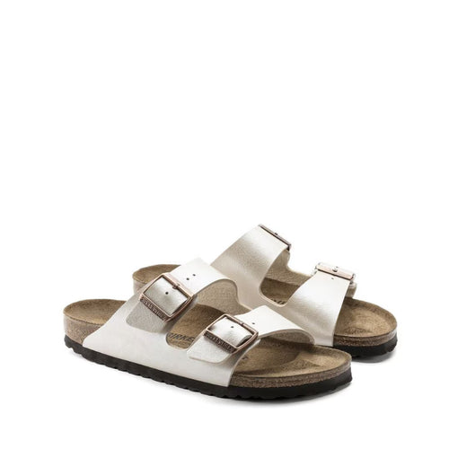 BIRKENSTOCK SANDALO ARIZONA 1009921 BIANCO PERLATO