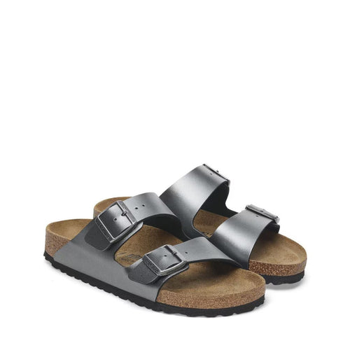 BIRKENSTOCK SANDALO ARIZONA 1029224 NERO METALLIZZATO
