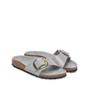 BIRKENSTOCK SANDALO MADRID BIG BUCKLE 1029534 SHINE STONE COIN GRIGIO