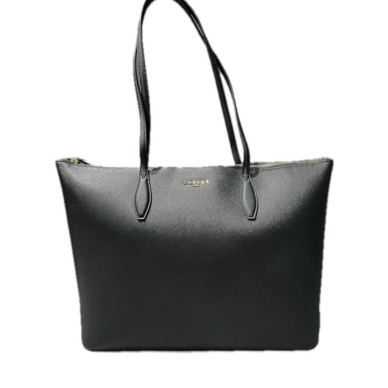 GAELLE BORSA GAACW01208 MAXI SHOPPER NERO LOGO IN METALLO