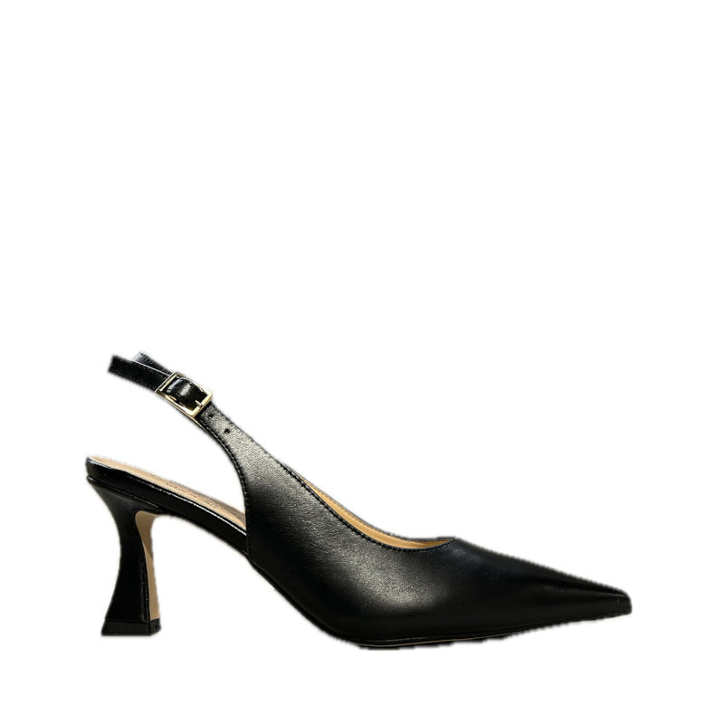 ALTRAMAREA CHANEL CON TACCO PARTICOLARE 2719 PELLE NERO