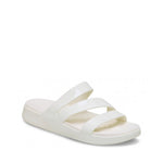 CROCS CIABATTA GETAWAY PATENT STRAPPY W 211296-OWV BIANCO LUCIDO
