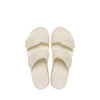 CROCS CIABATTA BROOKLYN BUCKLE FROSTED LOW WEDGE 210980-OLH SANDSTORM