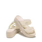 CROCS CIABATTA BROOKLYN BUCKLE FROSTED LOW WEDGE 210980-OLH SANDSTORM