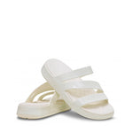 CROCS CIABATTA GETAWAY PATENT STRAPPY W 211296-OWV BIANCO LUCIDO