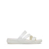 CROCS CIABATTA GETAWAY PATENT STRAPPY W 211296-OWV BIANCO LUCIDO
