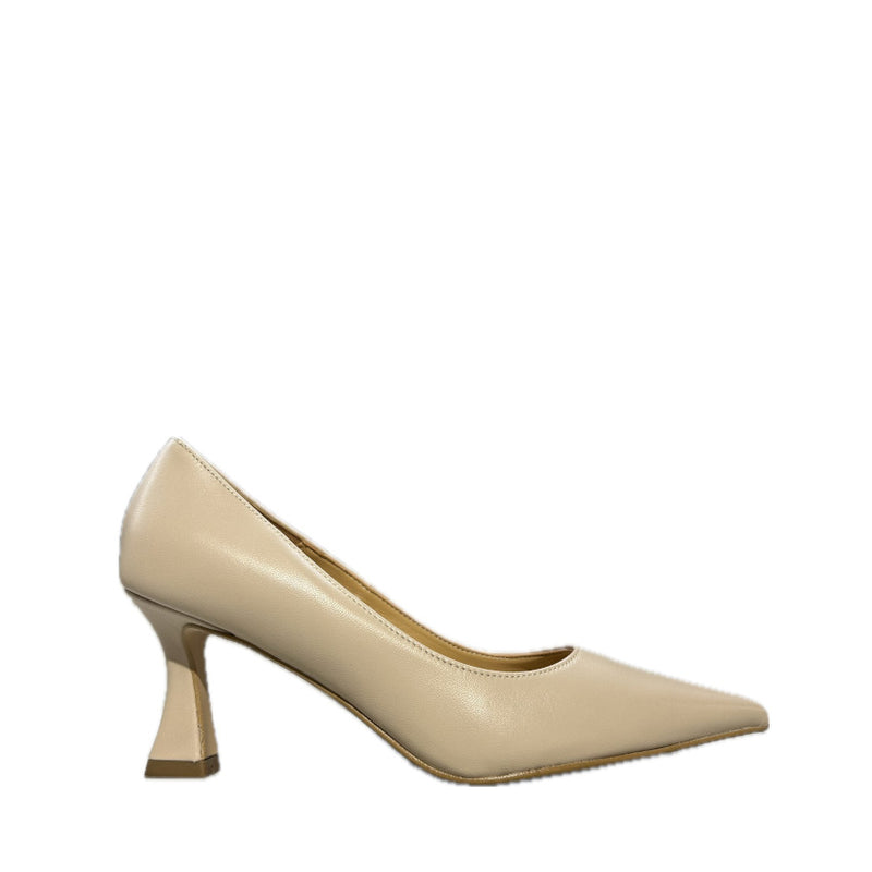 ALTRAMAREA DECOLLETE' TACCO PARTICOLARE BASSO 2799 NAPPA NUDE
