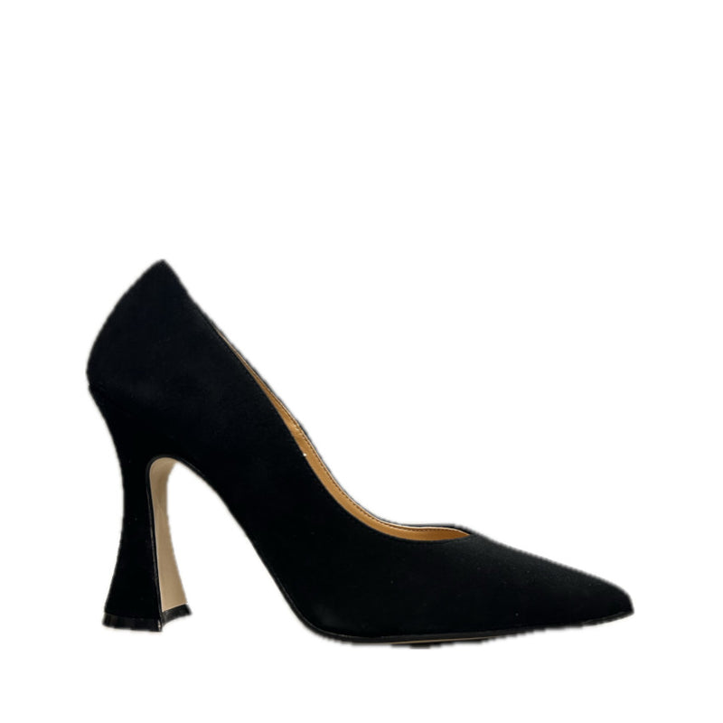 ALTRAMAREA DECOLLETE' CON TACCO PARTICOLARE 47502 CAMOSCIO NERO