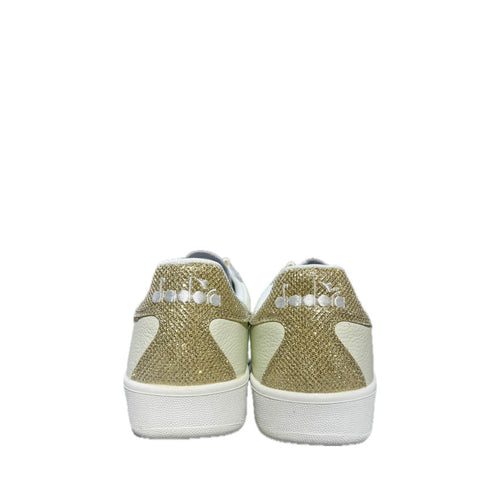 DIADORA SNEAKERS B. ELITE L WN BIANCO - ORO