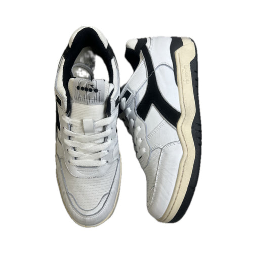 DIADORA HERITAGE SNEAKERS B.560 201.180117 USED BIANCO-NERO