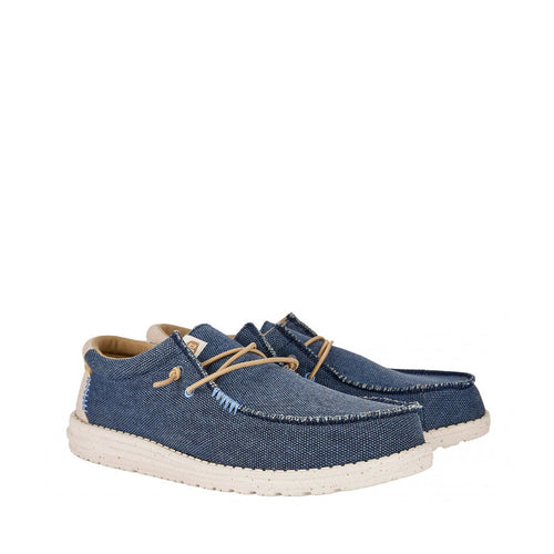 DUDE MOCASSINO WALLY COASTLINE JUTE 40952/410 BLU