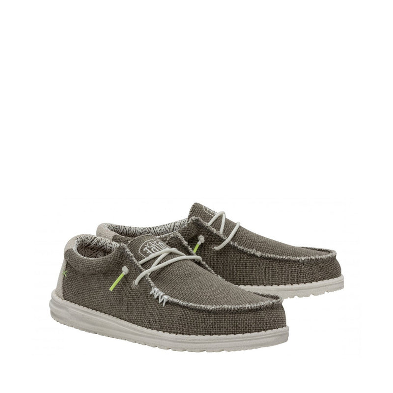 DUDE MOCASSINO WALLY BRAIDED 40003/2BS MARRONE FOSSIL