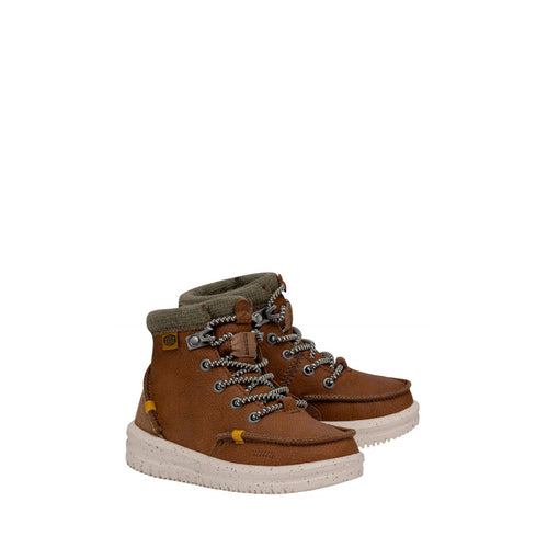 DUDE SCARPONCINO BRADLEY BOOT TODDLER LEATHER 40417 MARRONE CHIARO