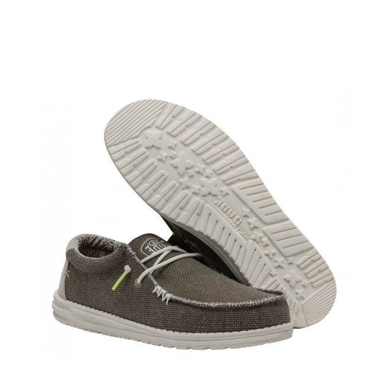DUDE MOCASSINO WALLY BRAIDED 40003/2BS MARRONE FOSSIL
