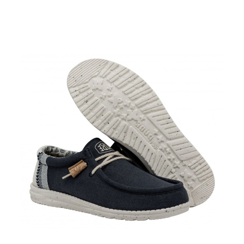 DUDE MOCASSINO WALLY BREAK STITCH 40015/410 BLU