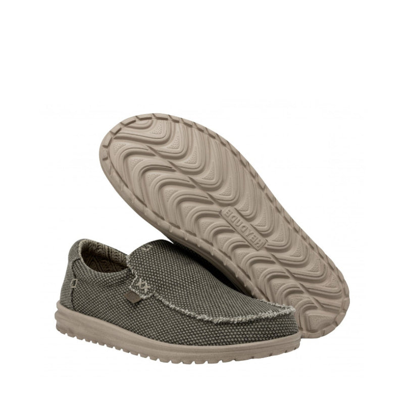 DUDE MOCASSINO MIKKA BRAIDED 40124/3VE VERDE ARMY