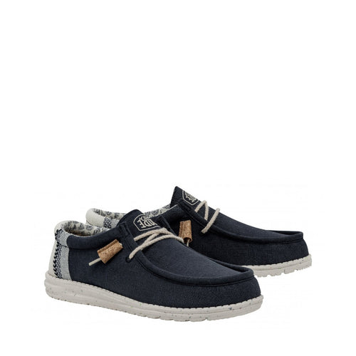 DUDE MOCASSINO WALLY BREAK STITCH 40015/410 BLU