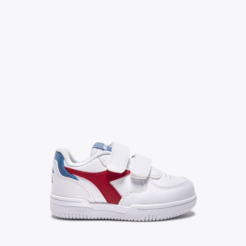 DIADORA SNEAKERS RAPTOR LOW TD BIANCO-ROSSO-BLU