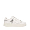 PATRIZIA PEPE SNEAKERS PPJ261 BIANCO-ARGENTO