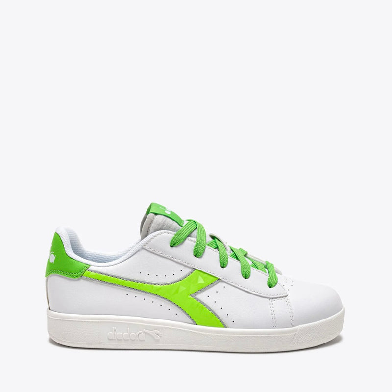 DIADORA SNEAKERS GAME P VIRTUAL GS BIANCO-VERDE FLASH