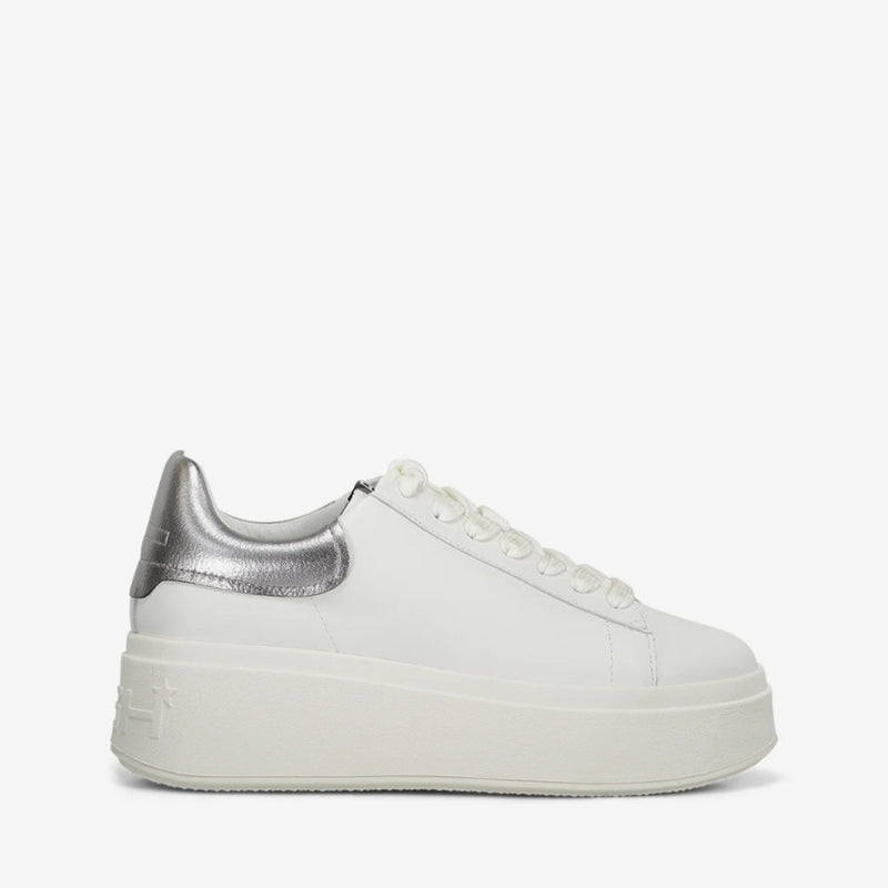 ASH SNEAKERS MOBY01 WHITE-SILVER