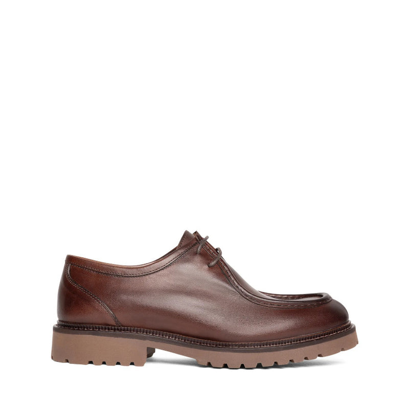 EXTON SCARPA STRINGATA 683 PELLE VIENNA MARRONE