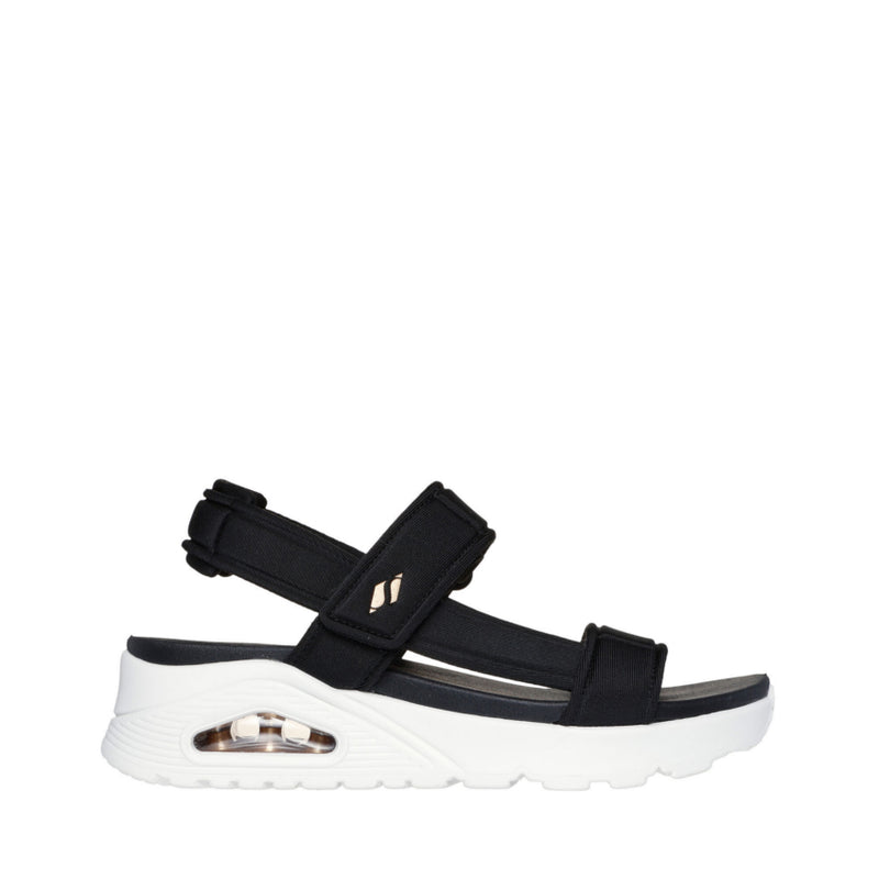 SKECHERS SANDALO UNO 119813 NERO