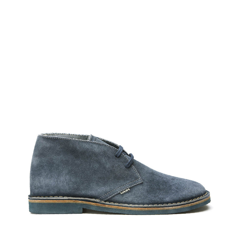 FRAU SCARPA STRINGATA SUEDE WASHED JEANS