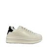 GAELLE SNEAKERS GBCDP3075 ADDICT IN ECOPELLE BIANCO-NERO