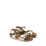 BIRKENSTOCK SANDALO RIO 1014829 METALLIC ORO