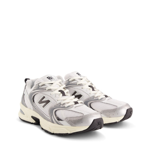 NEW BALANCE SNEAKERS U530ESA ARGENTO METALLIC-NERO