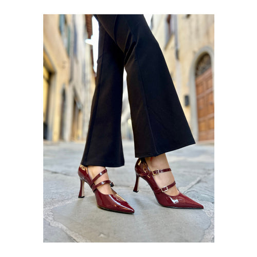 ALTRAMAREA DECOLLETE' CON FIBBIE 5723 VERNICE SINT BORDO'
