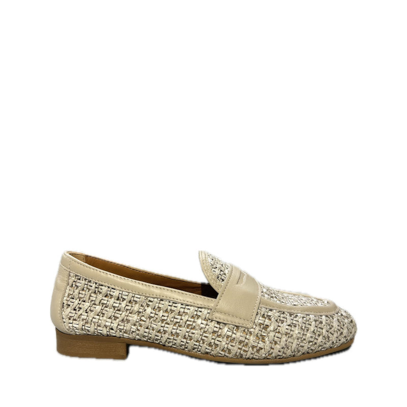 ONCE MOCASSINO 28 PAGLIA BEIGE