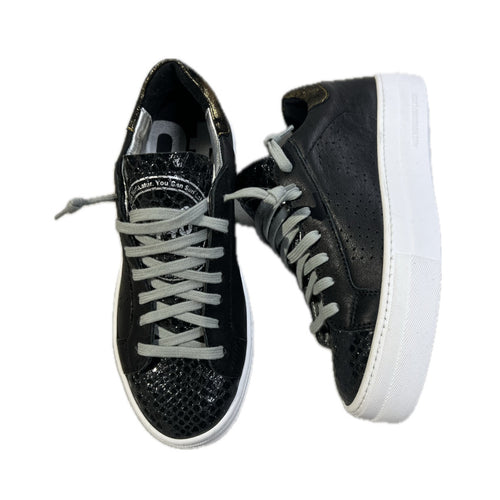 P448 SNEAKERS THEA NERO- ORO