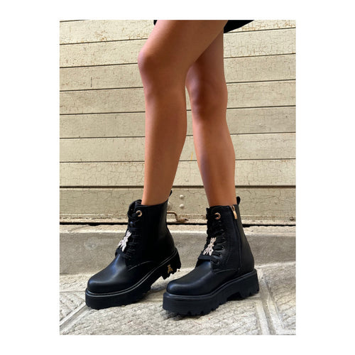PATRIZIA PEPE ANFIBIO PPJ884 NERO-ORO