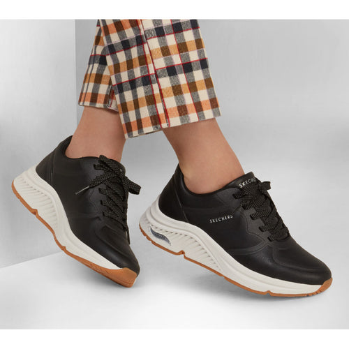 SKECHERS SNEAKERS 155570/BLK ARCH FIT MILES MILE MAKERS NERO