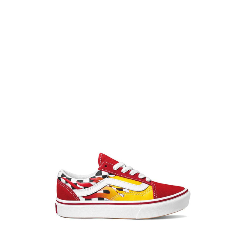 VANS SNEAKERS UY COMFYCUSH OLD SKOOL CHECKERBOARD ROSSO
