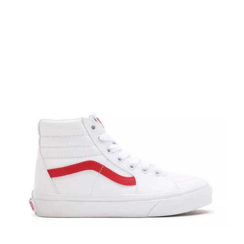 VANS SNEAKERS JN SK8-HI POP CLASSIC TUMBLE BIANCO-ROSSO